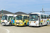 袋原幼稚園の送迎バス
